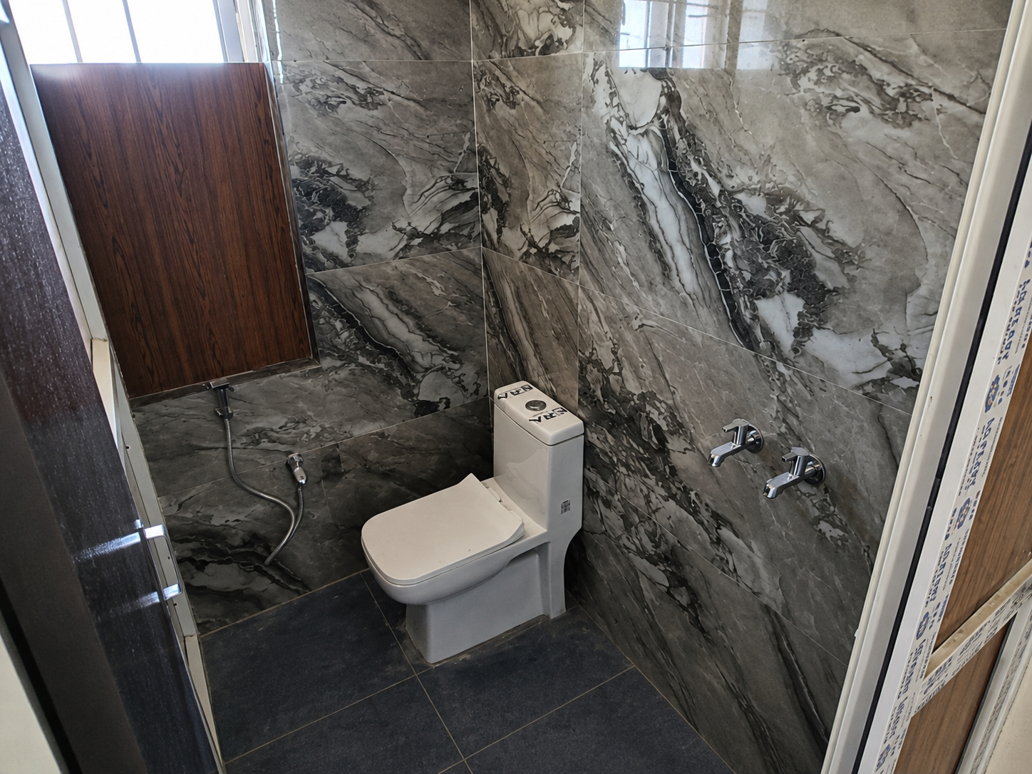 Modern Washroom at Prince Deluxe PG For Boys, Shamshabad
